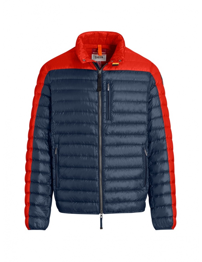 Parajumpers piumino Bredford blu e arancio PMJCKSX13 BREDFORD ORANGE giubbini uomo online shopping