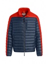 Parajumpers Bredford blue and orange down jacket buy online PMJCKSX13 BREDFORD ORANGE