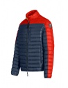 Parajumpers Bredford blue and orange down jacket shop online mens jackets
