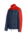Parajumpers piumino Bredford blu e arancioshop online giubbini uomo