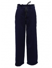 Casey Vidalenc blue wool wide trousers online