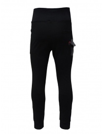 D.D.P. sporty pants in black viscose mens trousers buy online