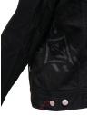 D.D.P. giubbino in jeans nero con asole rosse da donna prezzo WJJ001 GIUBBINO COTONE DONNAshop online