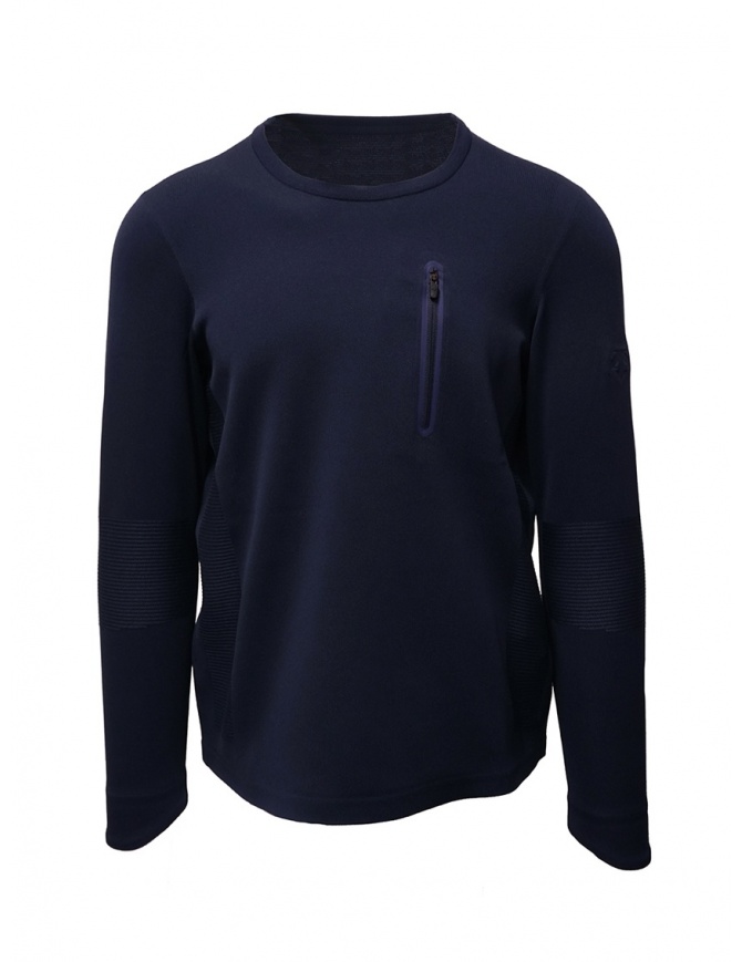 Descente Fusionknit Capsule blue sweatshirt DAMOGA04 NVGR men s knitwear online shopping