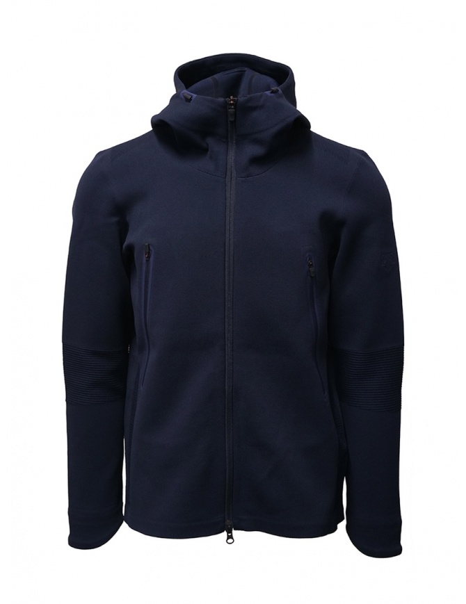 Descente Fusionknit Circuit blue hoodie sweatshirt DAMOGL02 NVGR men s knitwear online shopping