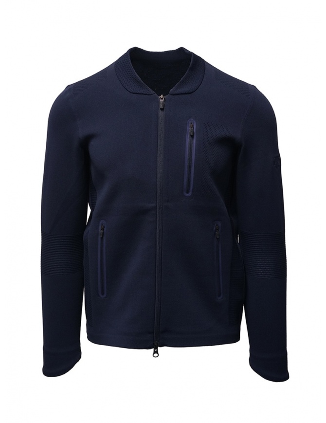 Descente Fusionknit Chrono giacca sportiva blu DAMOGL03 NVGR maglieria uomo online shopping