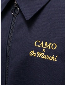 Camo X De Marchi jacket in blue technical fabric buy online