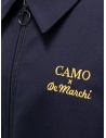 Camo X De Marchi jacket in blue technical fabric shop online mens suit jackets