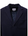 Camo blue padded wool coat AF0032 WOOL NAVY price