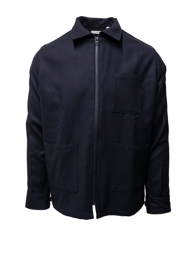 Camo blue cotton zippered jacket AF0016 SWOOL NAVY mens jackets online shopping