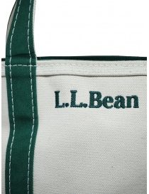 L.L. Bean Boat and Tote borsa a mano bianca e verde borse acquista online