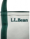 L.L. Bean Boat and Tote borsa a mano bianca e verde OSLV3 52001 BAG DARK GREEN acquista online