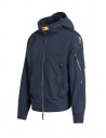 Parajumpers Naos navy blue hoodie jacket shop online mens jackets