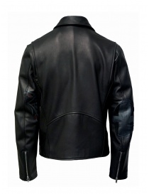 D.D.P. Iconic Brand black studded leather jacket buy online