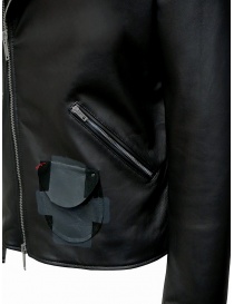 D.D.P. Iconic Brand black studded leather jacket mens jackets buy online