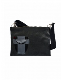 D.D.P. black leather briefcase with pocket online