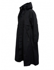 Black Kapital coat with floral lining detail buy online