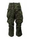 Kapital pantaloni cargo khaki larghi ai lati acquista online K1909LP049 KHA