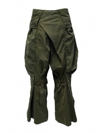 Kapital pantaloni cargo khaki larghi ai lati prezzo