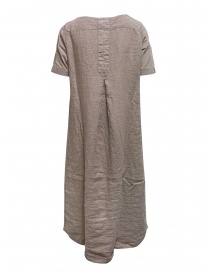 European Culture long beige linen and cotton dress