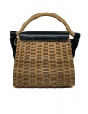 Zucca wicker and black eco-leather bag ZU07AG125-26 BLACK price