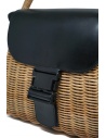 Zucca wicker and black eco-leather bag ZU07AG125-26 BLACK buy online