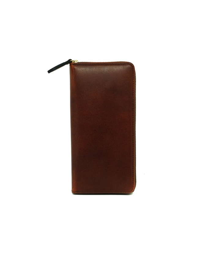 Slow Herbie brown leather long wallet SO659G HERBIE LONG RED BROWN wallets online shopping