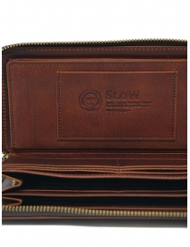 Slow Herbie Brown Leather Long Wallet