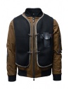 D.D.P. tobacco-colored bomber jacket with black mesh vest buy online MBJ001 BOMBER COT/NYL UOMO