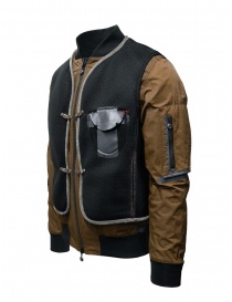 D.D.P. tobacco-colored bomber jacket with black mesh vest price