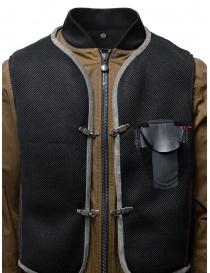 D.D.P. tobacco-colored bomber jacket with black mesh vest mens jackets buy online