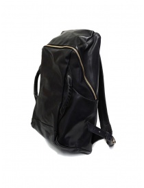 Cornelian Taurus black leather backpack with front handles online