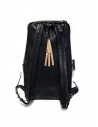 Cornelian Taurus black leather backpack with front handles shop online bags