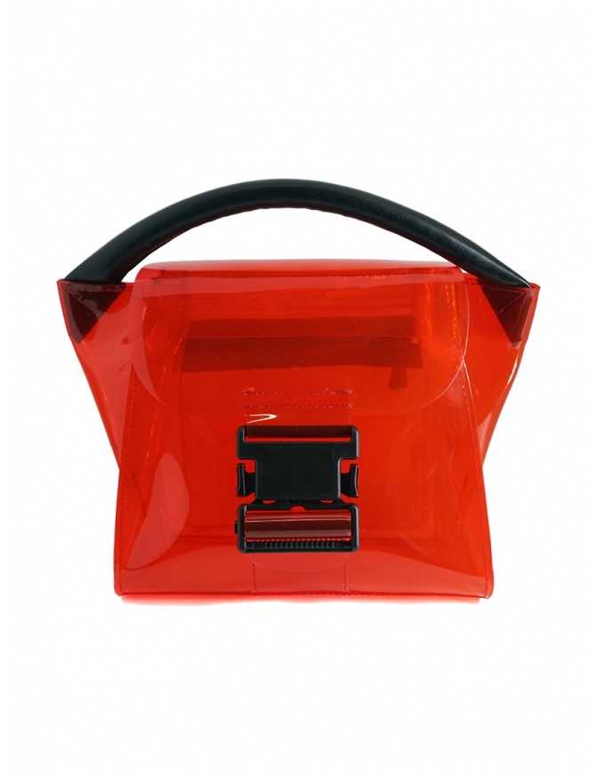 Zucca mini borsa rossa in PVC trasparente ZU07AG268-21 RED borse online shopping
