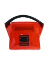 Zucca mini borsa rossa in PVC trasparente acquista online ZU07AG268-21 RED