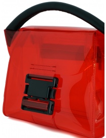 Zucca mini borsa rossa in PVC trasparente borse acquista online
