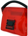 Zucca mini borsa rossa in PVC trasparente ZU07AG268-21 RED acquista online