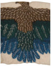 Kapital beige scarf with green and blue eagle price