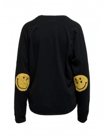Kapital black sweatshirt with smiley elbows buy online