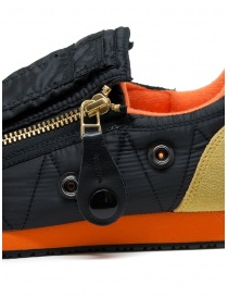 Kapital black sneaker with zippers and smiley buy online price