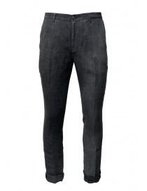 John Varvatos gray trousers with crease online