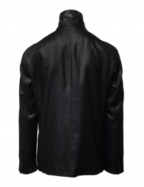 John Varvatos giacca doppiopetto nera lucida acquista online