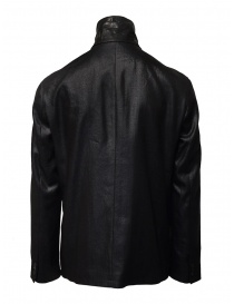 John Varvatos shiny black double-breasted jacket buy online