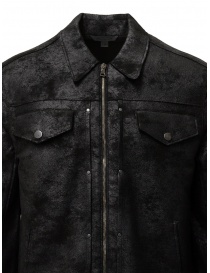 John Varvatos black trucker jacket price