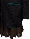 Kolor cappotto nero effetto coccodrillo 20SCL-C01106 BLACK prezzo