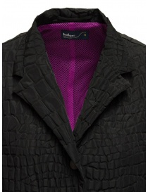 Kolor black crocodile effect coat womens coats buy online