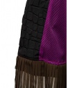 Kolor cappotto nero effetto coccodrillo prezzo 20SCL-C01106 BLACKshop online