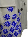 Kolor cappotto grigio in nylon con fiori blu prezzo 20SCL-C05101 GRAYshop online