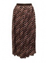 Kolor metallic geometric print skirt buy online 20SCL-S06124 BROWN