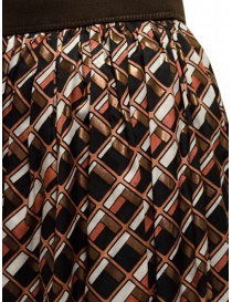 Kolor metallic geometric print skirt womens skirts buy online